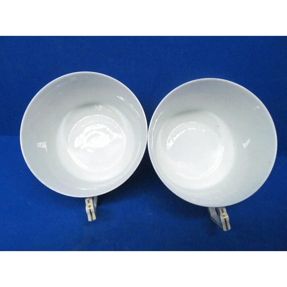 D & C Limoges France Set Of 2 Cherry Blossom 2 1/4